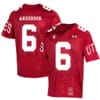 Utah Utes #6 Dres Anderson NCAA College Football Jersey Red