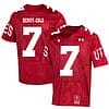 Utah Utes #7 Devonta e Henry Cole NCAA College Football Jersey Red