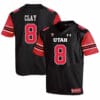 Utah Utes #8 Kaelin Clay NCAA College Football Jersey Black 7 Utah Utes #8 Kaelin Clay NCAA College Football Jersey Black