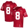 Utah Utes #8 Kaelin Clay NCAA College Football Jersey Red