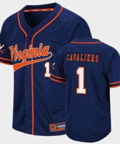Virginia Cavaliers Custom Name Number Navy College Baseball Jersey