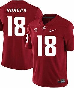 Washington State Cougars #18 Anthony Gordon NCAA Football Jersey Red