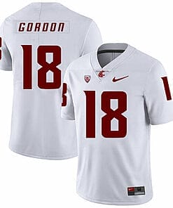 Washington State Cougars #18 Anthony Gordon NCAA Football Jersey White
