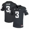 Washington State Cougars #3 Daniel Isom NCAA Football Jersey Black 7 Washington State Cougars