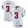 Washington State Cougars #3 Daniel Isom NCAA Football Jersey White 7 Washington State Cougars #3 Daniel Isom NCAA Football Jersey White