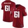 Washington State Cougars #61 Cole Madison NCAA Football Jersey Red