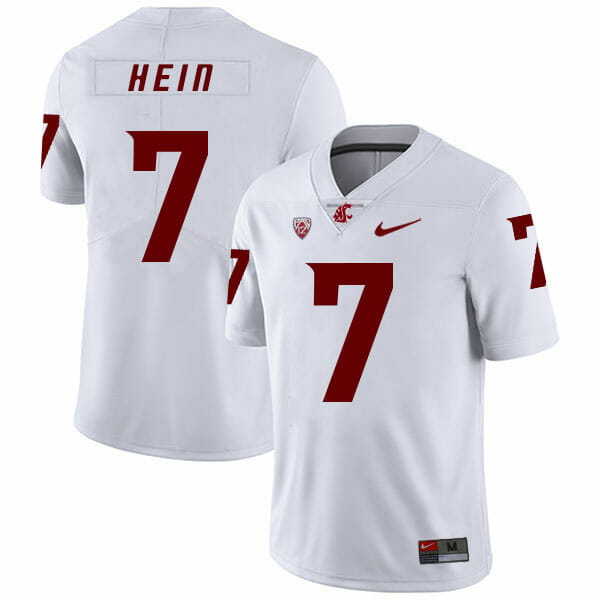 Washington State Cougars #7 Mel Hein Football Jersey White 1 Washington State Cougars #7 Mel Hein Football Jersey White