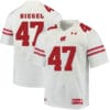 Wisconsin Badgers #47 Vince Biegel NCAA College Football Jersey White