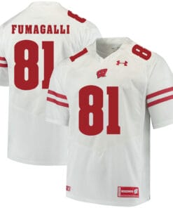 Wisconsin Badgers #81 Troy Fumagalli College Football Jersey White
