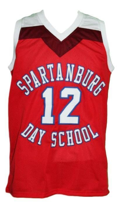 Zion Williamson #12 Spartanburg Day School Basketball Jersey New Red 2 Zion Williamson #12 Spartanburg Day School Basketball Jersey New Red
