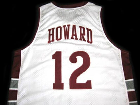 Dwight Howard #12 Saca High School Basketball Jersey White 1 Dwight Howard #12 Saca High School Basketball Jersey White