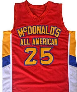 Derrick Rose #25 Basketball Jersey Red