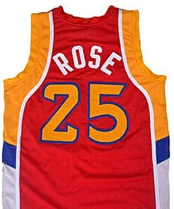 Derrick Rose #25 Basketball Jersey Red