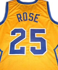 Derrick Rose #25 Simeon High School Basketball Jersey Yellow