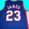 Lebron James #23 High School All American Basketball Jersey Blue 6 Lebron James #23 High School All American Basketball Jersey Blue