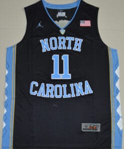 Alternative view of North Carolina Tar Heels #11 Brice Johnson NCAA Basketball Jersey Black