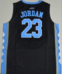 North Carolina Tar Heels #23 Michael Jordan NCAA Basketball Jersey Black