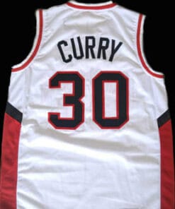Stephen Curry #30 Davidson College Wildcats Basketball Jersey White