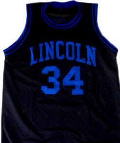 Shuttlesworth #34 Lincoln He Got Game Basketball Jersey Black