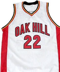 Carmelo Anthony #22 Oak Hill High School Basketball Jersey White