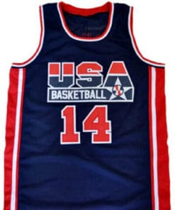 Charles Barkley #14 Team USA Basketball Jersey Navy Blue