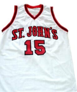 Ron Artest #15 St John's University Basketball Jersey White