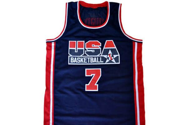 Larry Bird #7 Team USA Basketball Jersey Navy Blue 2 Larry Bird #7 Team USA Basketball Jersey Navy Blue