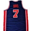 Larry Bird #7 Team USA Basketball Jersey Navy Blue 7 Larry Bird #7 Team USA Basketball Jersey Navy Blue
