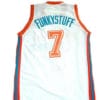 Funkystuff #7 Flint Tropics Semi Pro Basketball Jersey White