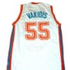 Vakidis #55 Flint Tropics Semi Pro Movie Basketball Jersey White