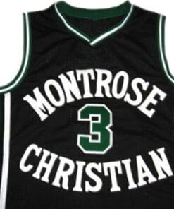Kevin Durant #3 Montrose High School Basketball Jersey Black
