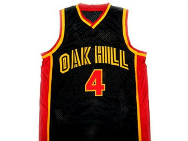 Rajon Rondo #4 Oak Hill High School Basketball Jersey Black 2 Rajon Rondo #4 Oak Hill High School Basketball Jersey Black