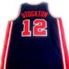 John Stockton #12 Team USA Basketball Jersey Navy Blue 7 John Stockton #12 Team USA Basketball Jersey Navy Blue