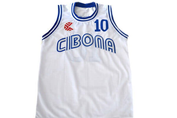 Drazen Petrovic #10 Cibona Croatia Basketball Jersey White 2 Drazen Petrovic #10 Cibona Croatia Basketball Jersey White