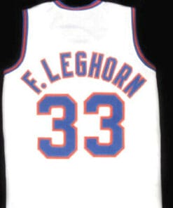Foghorn Leghorn #33 Tune Squad Space Jam Basketball Jersey White