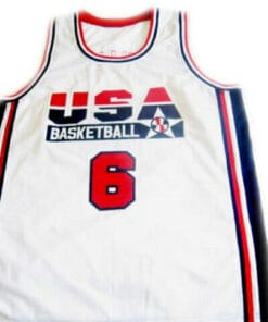 Patrick Ewing #6 Team Usa Basketball Jersey White