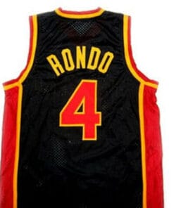 Rajon Rondo #4 Oak Hill High School Basketball Jersey Black
