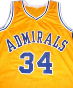 Kevin Garnett #34 Admirals High School Basketball Jersey Yellow
