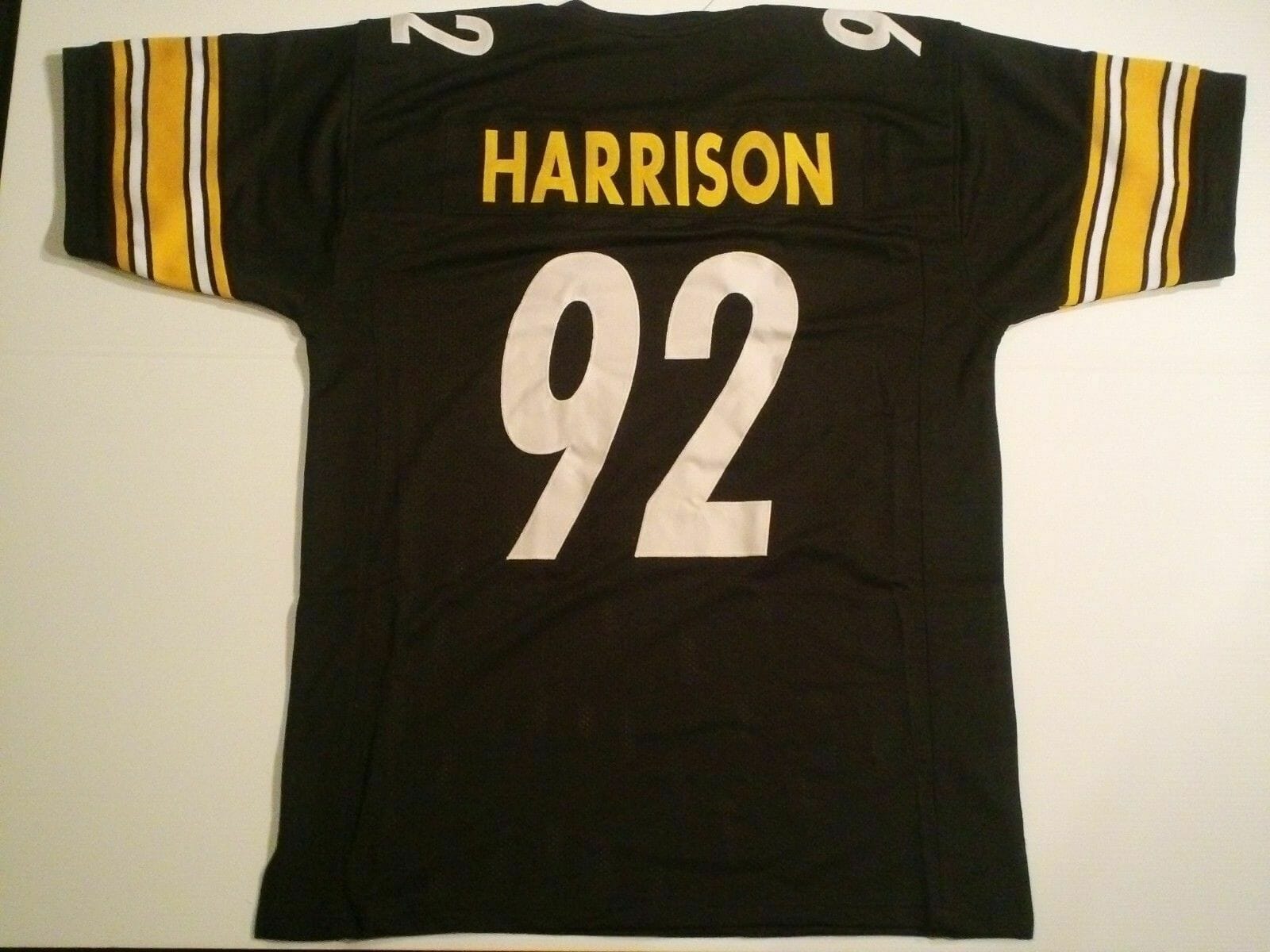 UNSIGNED CUSTOM Sewn Stitched James Harrison Black Jersey 1 UNSIGNED CUSTOM Sewn Stitched James Harrison Black Jersey