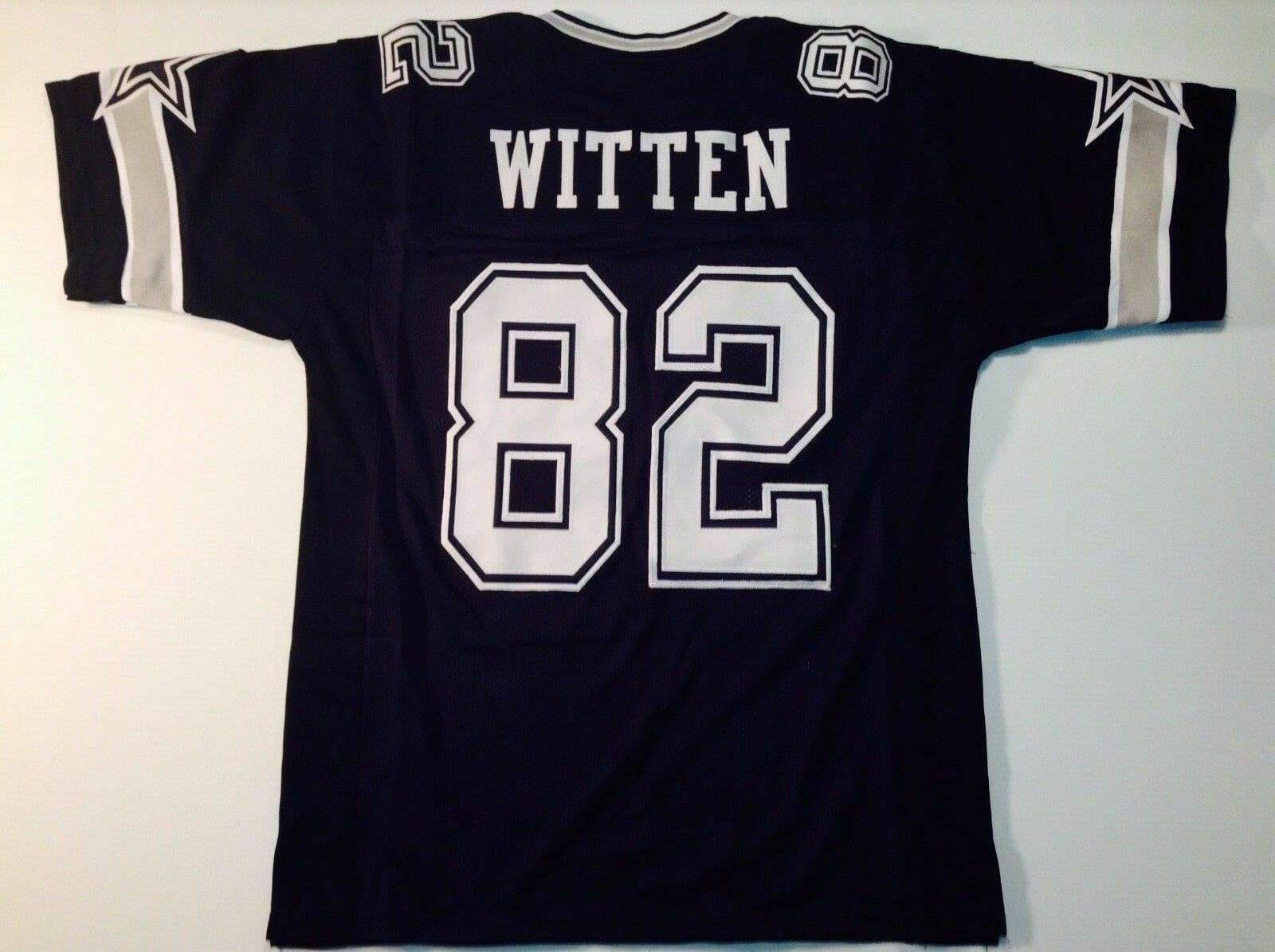 UNSIGNED CUSTOM Sewn Stitched Jason Witten Blue Jersey 1 UNSIGNED CUSTOM Sewn Stitched Jason Witten Blue Jersey