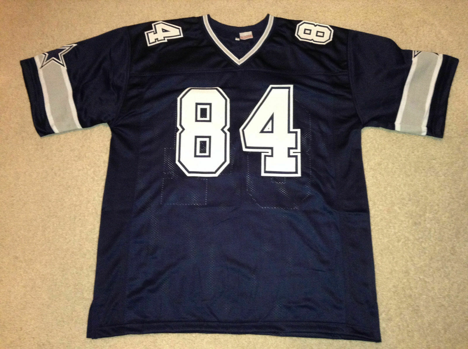 UNSIGNED CUSTOM Sewn Stitched Jay Novacek Blue Jersey 2 UNSIGNED CUSTOM Sewn Stitched Jay Novacek Blue Jersey - Image 2