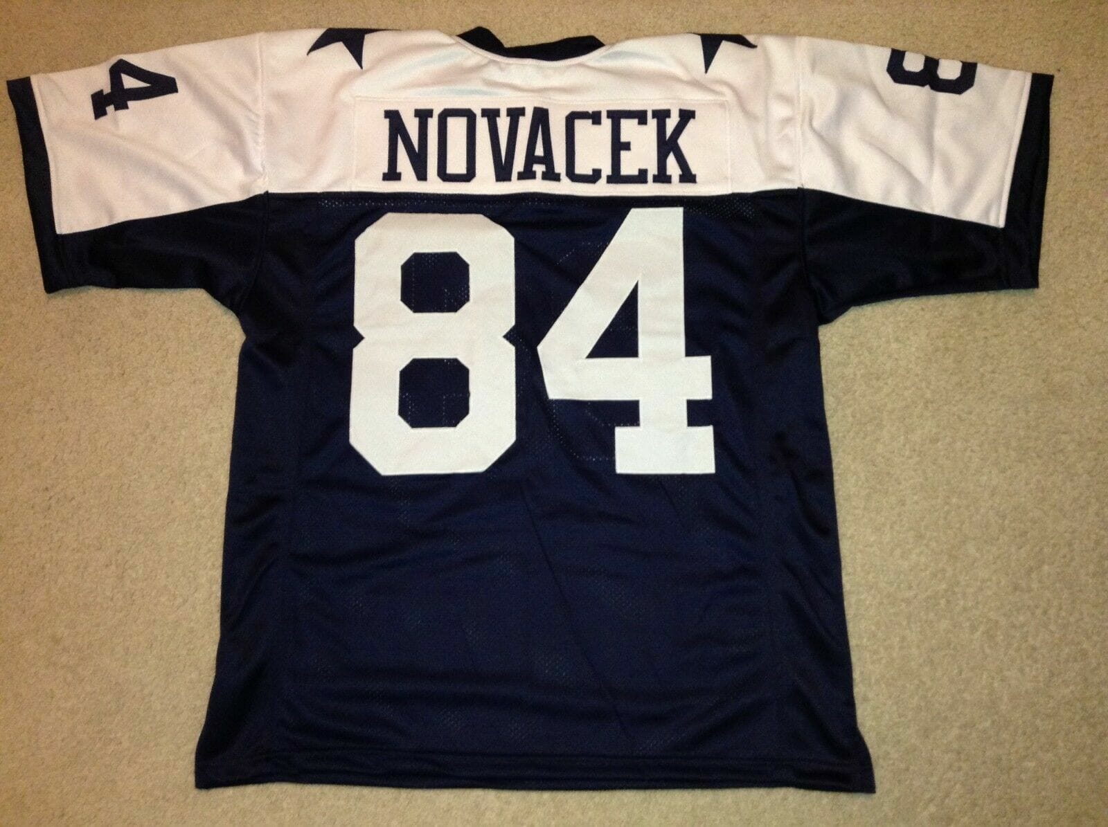 UNSIGNED CUSTOM Sewn Stitched Jay Novacek Thanksgiving Jersey 1 UNSIGNED CUSTOM Sewn Stitched Jay Novacek Thanksgiving Jersey