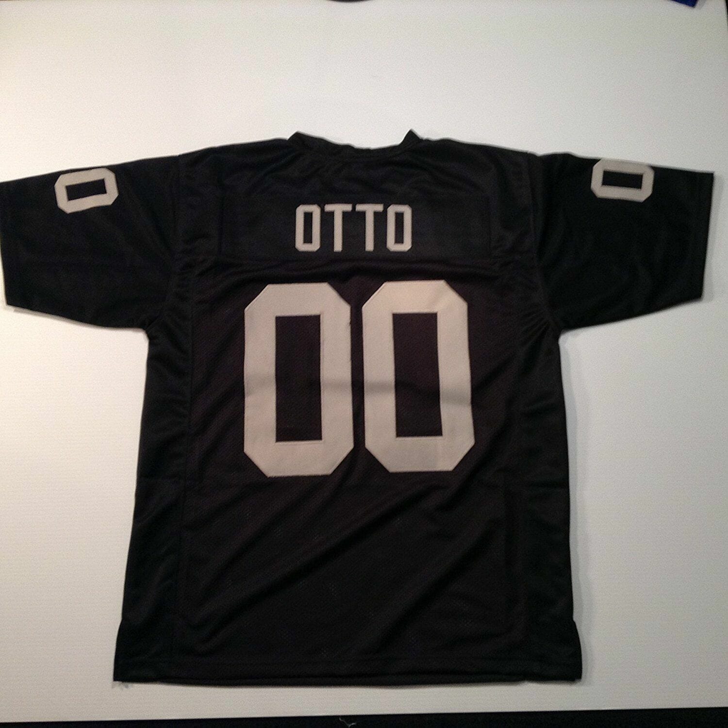 UNSIGNED CUSTOM Sewn Stitched Jim Otto Black Jersey 1 UNSIGNED CUSTOM Sewn Stitched Jim Otto Black Jersey
