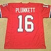 UNSIGNED CUSTOM Sewn Stitched Jim Plunkett Red Jersey 7 s l1600 1 153