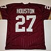UNSIGNED CUSTOM Sewn Stitched Ken Houston Burgundy Jersey 6 s l1600 1 190