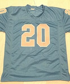 Alternative view of UNSIGNED CUSTOM Sewn Stitched Lem Barney Blue Jersey