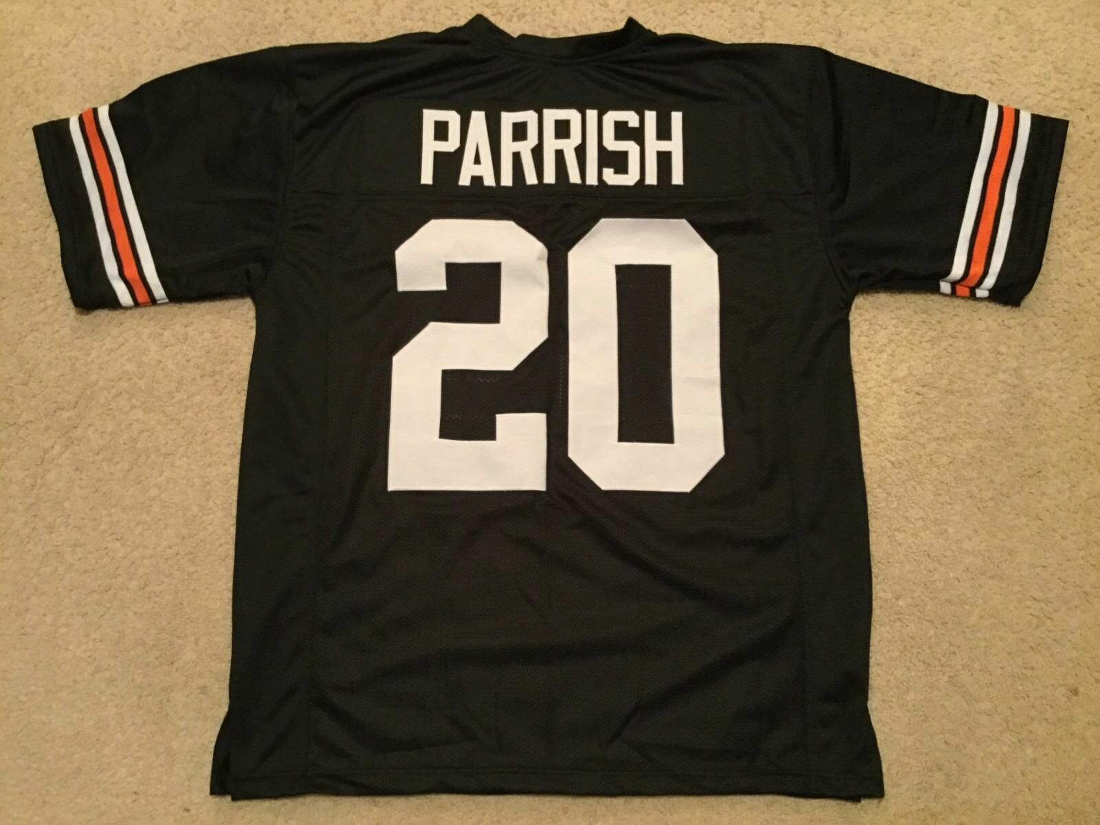 UNSIGNED CUSTOM Sewn Stitched Lemar Parrish Black Jersey 1 UNSIGNED CUSTOM Sewn Stitched Lemar Parrish Black Jersey