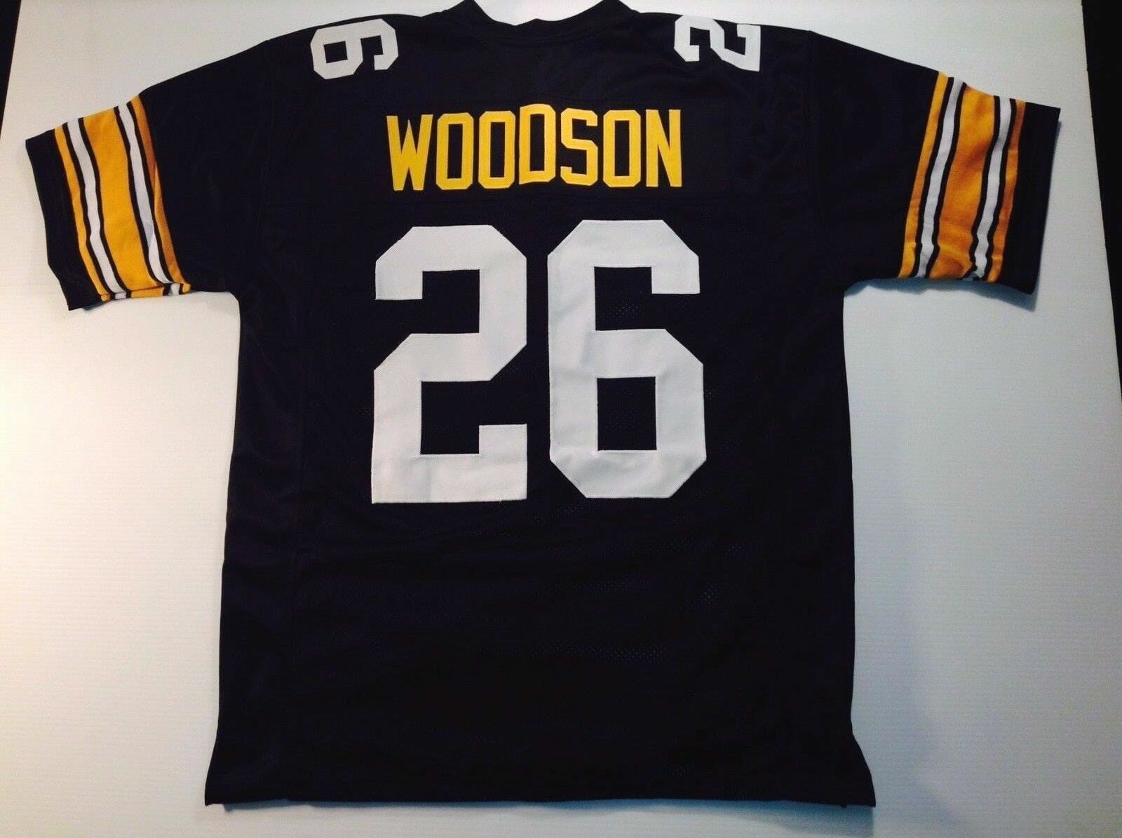 UNSIGNED CUSTOM Sewn Stitched Rod Woodson Black Jersey 1 UNSIGNED CUSTOM Sewn Stitched Rod Woodson Black Jersey