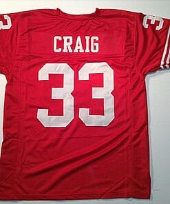 UNSIGNED CUSTOM Sewn Stitched Rodney Hampton Blue Jersey