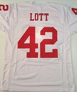 UNSIGNED CUSTOM Sewn Stitched Ronald Jones ERROR Red Jersey